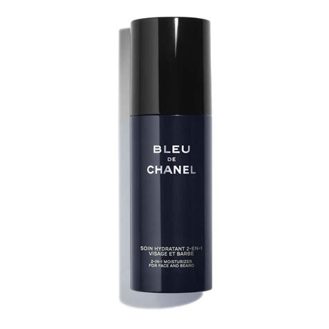 chanel bleu de chanel 2-in-1 moisturiser for face and beard|chanel bleu facial moisturizer.